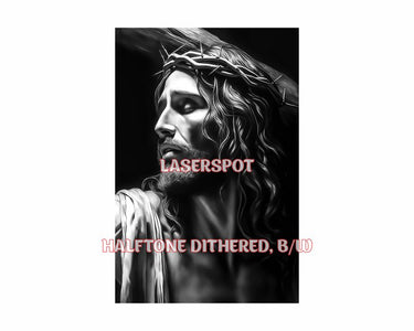 Jesus 3d illusion & laser-ready files - 3DWave.us